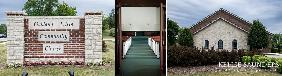 Oakland Hills Community Church wedding, 